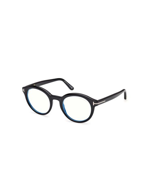 Tom Ford Black Ft6061-B 001 Optical Frames Acetate Round Normal