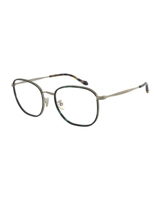 Giorgio Armani Black Ar5105J 3247 Optical Frames Metal Squared for men
