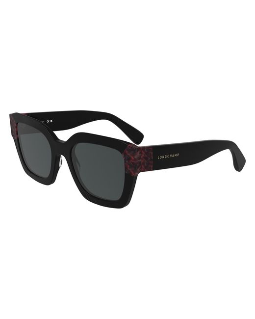 Longchamp Black Lo771S 013 Sunglasses Acetate Squared Normal