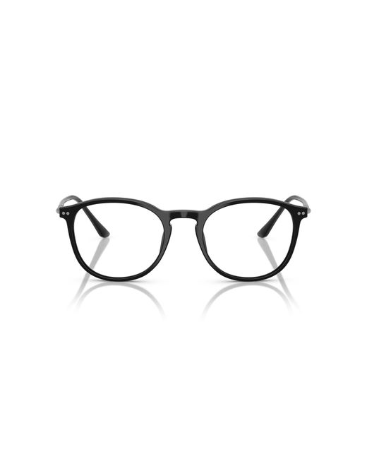 Giorgio Armani Black Ar7125 5009 Optical Frames Acetate Transparent Pantos Normal for men