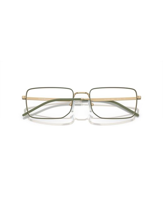 Emporio Armani Black Ea1153 3002 Optical Frames Metal Squared Normal for men