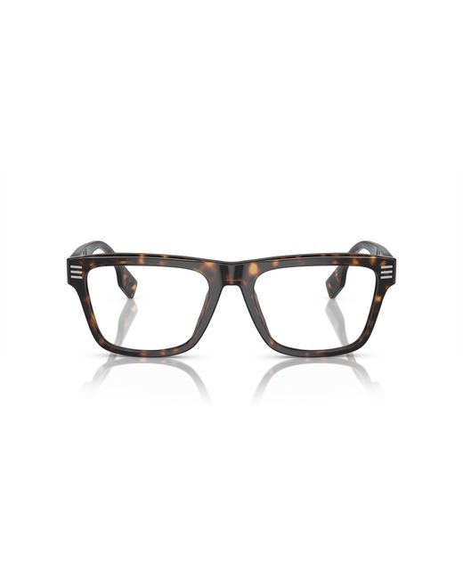 Burberry Black Be2387 3002 Optical Frames Acetate Transparent Squared Normal for men