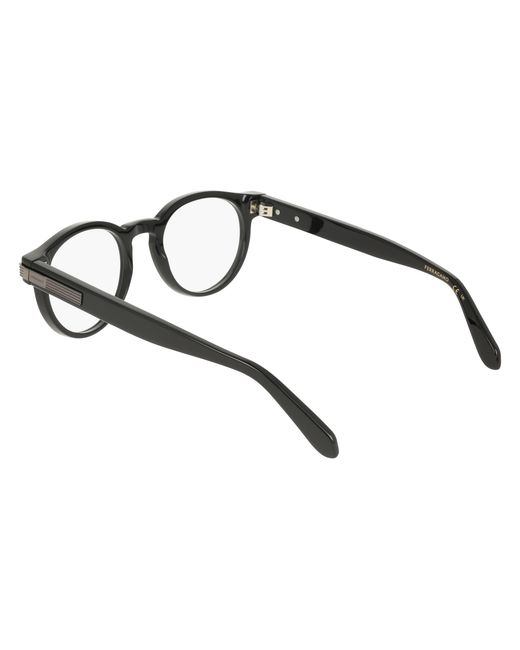 Ferragamo Black Sf3045 001 Optical Frames Acetate Geometric Normal for men