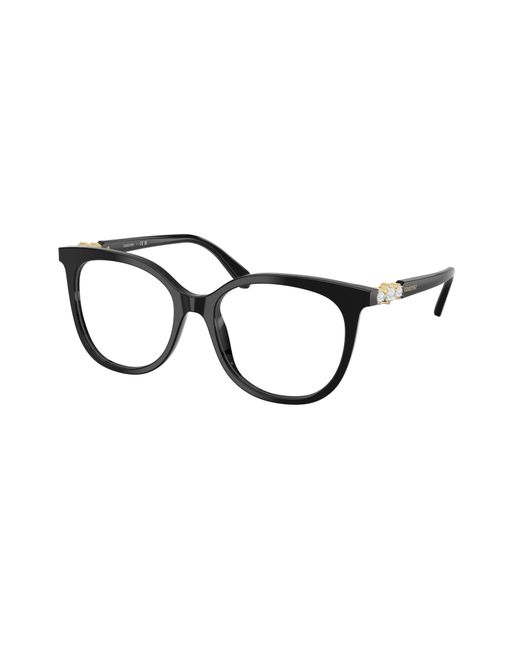 Swarovski Black Sk2055 1001 Optical Frames Acetate Pantos Normal