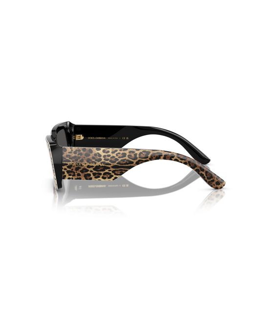 Dolce & Gabbana Black Dg4416 316387 Sunglasses Acetate Squared Normal