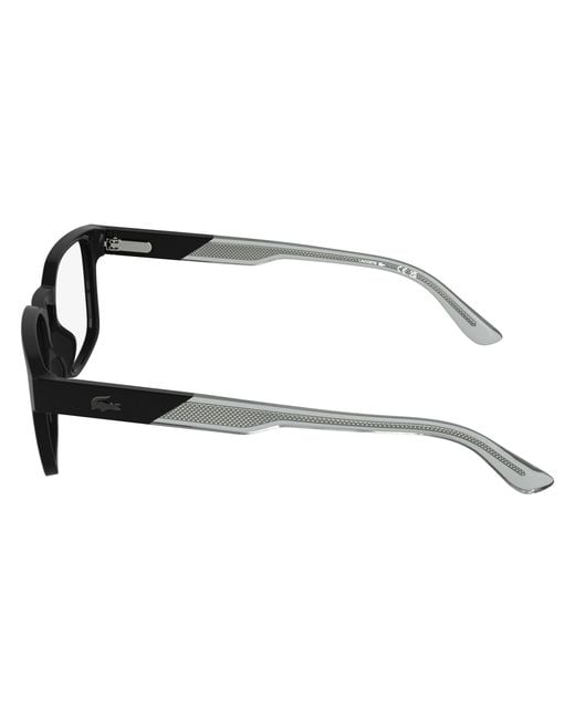 Lacoste Black L4010 001 Optical Frames Bio-Injected Squared Normal for men