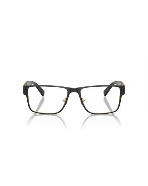 Versace Black Ve1274 1436 Optical Frames Metal Squared Normal for men