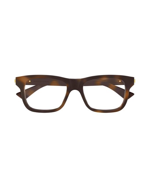 Bottega Veneta Black Bv1412O 009 Optical Frames Acetate Transparent Squared for men
