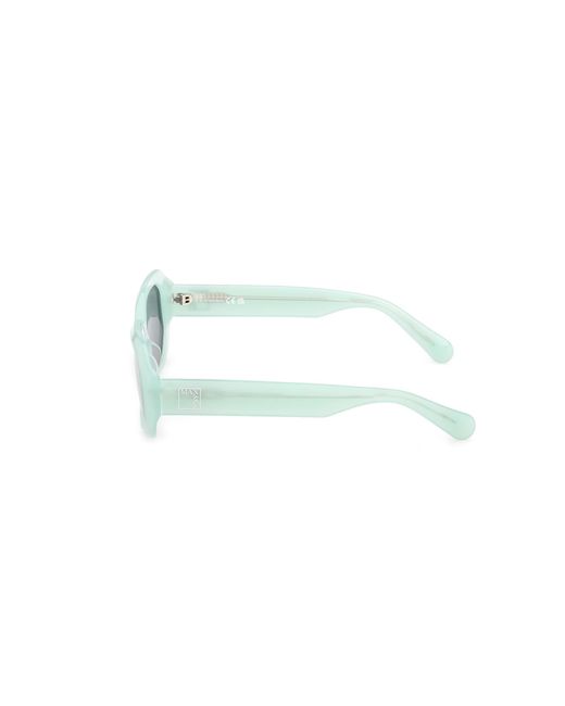 MAX&Co. Blue Mo0152 93N Sunglasses Acetate Geometric Normal