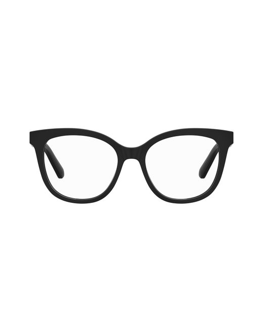 Moschino Black Mol654 807 Optical Frames Acetate Round Normal