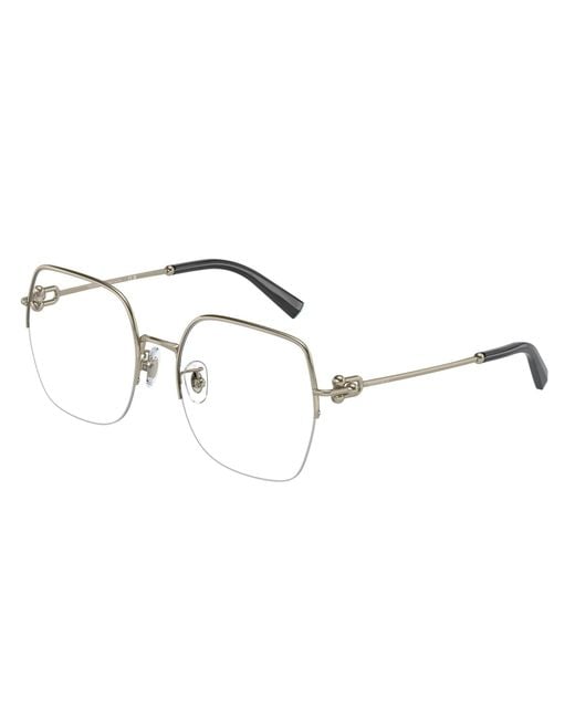 Tiffany & Co Black Tf1153D 6021 Optical Frames Metal Squared Normal