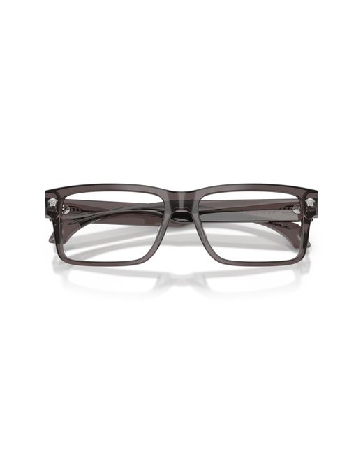 Versace Black Ve3391U 5542 Optical Frames Acetate Transparent Squared Normal for men