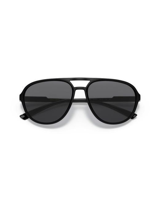 Dolce & Gabbana Black Dg6150 252581 Sunglasses Nylon Pilot Polarized for men