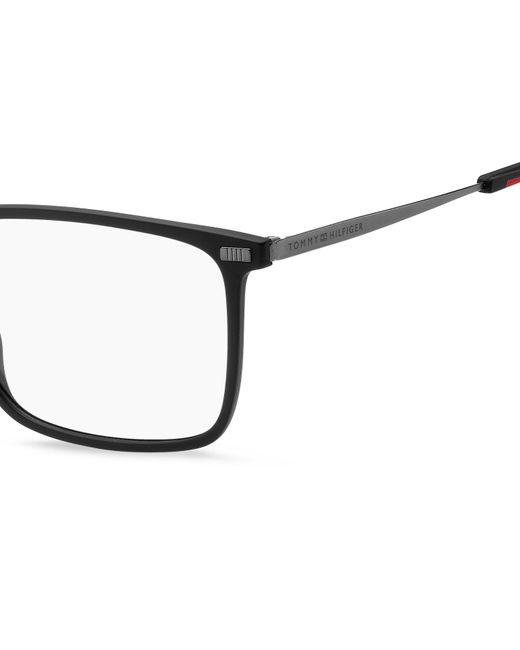 Tommy Hilfiger Black Th 2019 003 Optical Frames Bio Polyamide Squared for men