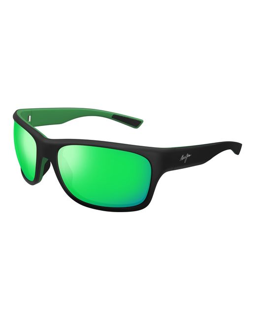 Maui Jim Green Mj0681S 003 Sunglasses Bio-Injected Squared for men