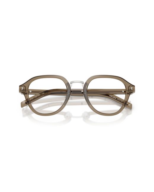 Prada Black Pr C05V 18T1O1 Optical Frames Acetate Pantos Normal for men