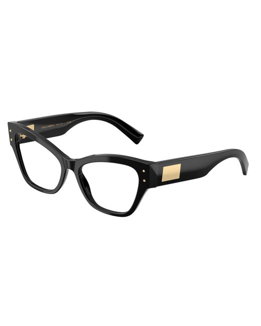 Dolce & Gabbana Black Dg3404 501 Optical Frames Acetate Transparent Butterfly Normal