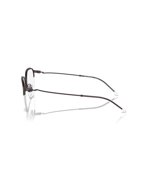 Emporio Armani Black Ea1160 3380 Optical Frames Metal Transparent Pantos Normal for men