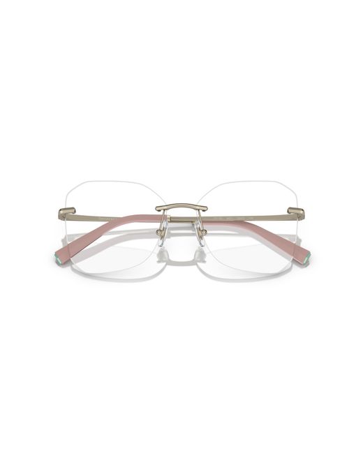 Tiffany & Co Black Tf1150 6021 Optical Frames Metal Geometric Normal