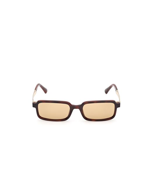 MAX&Co. Black Mo0159 52J Sunglasses Injected Roviex Squared Normal