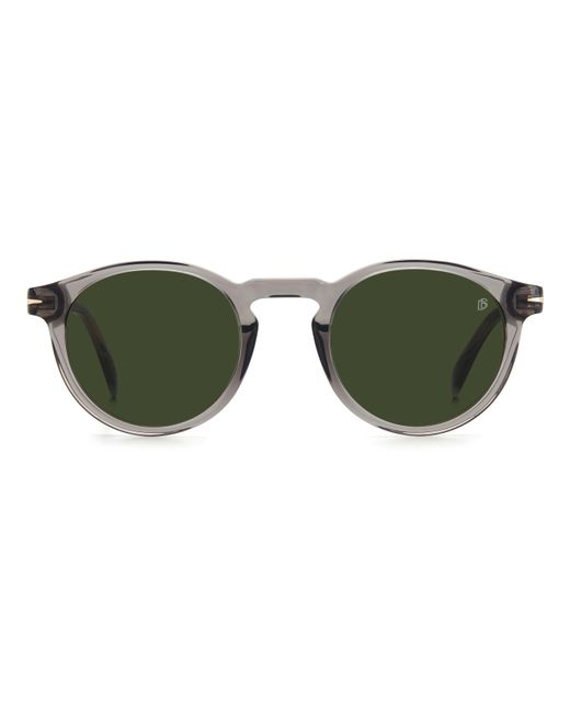 David Beckham Green Db 1036/S Kb7/Qt Sunglasses Acetate Round for men