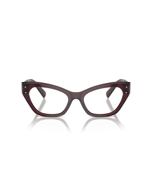 Dolce & Gabbana Black Dg3385 3045 Optical Frames Acetate Transparent Cat Eye Normal