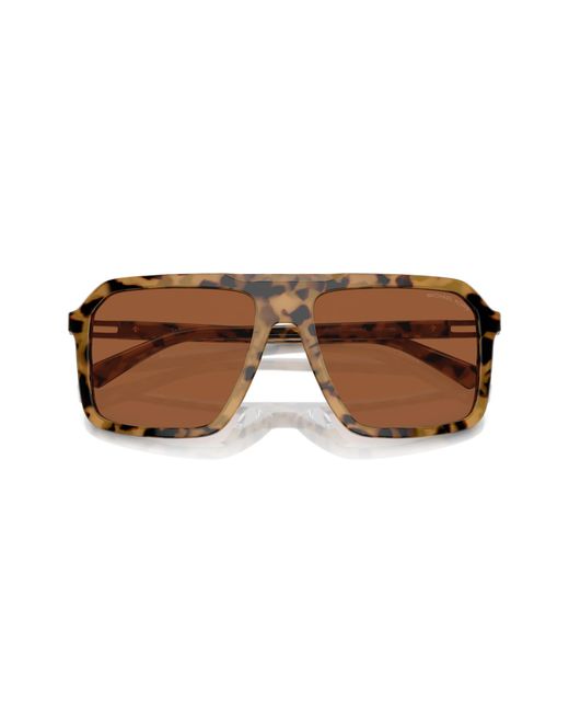 Michael Kors Black Mk2218U Murren 393073 Sunglasses Acetate Squared Normal for men