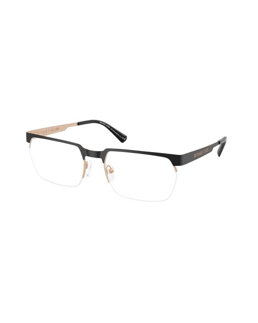 Michael Kors Black Mk3106 Zambia 1005 Optical Frames Metal Transparent Squared Normal for men