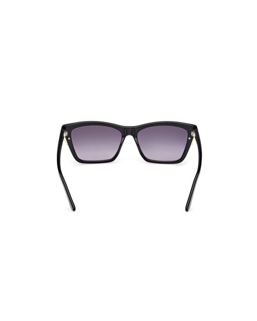 Guess Black Gm00030 01B Sunglasses Acetate Smoke Squared Normal