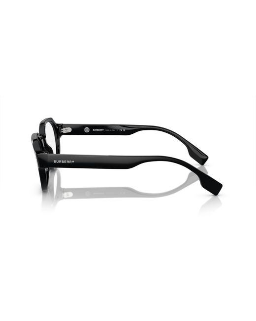 Burberry Black Be2386 3001 Optical Frames Acetate Transparent Round Normal for men