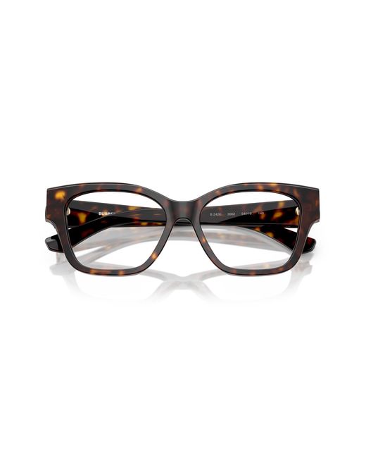 Burberry Black Be2420 3002 Optical Frames Acetate Cat Eye Normal