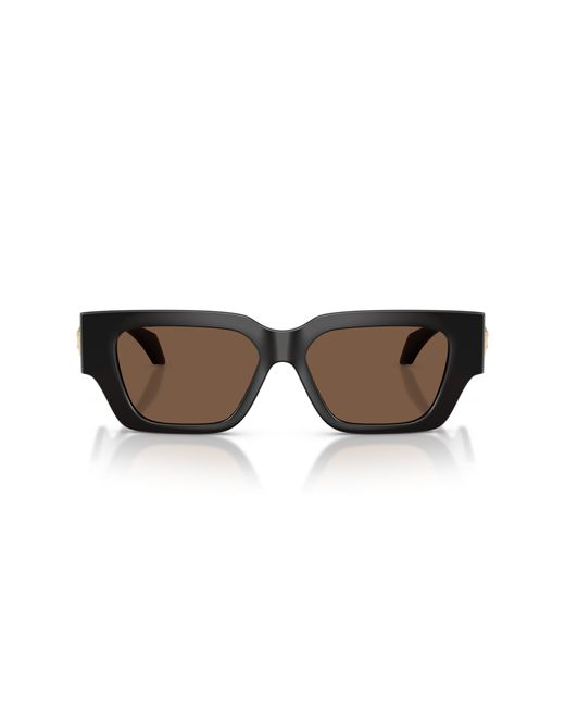 Versace Black Ve4497U 554373 Sunglasses Injected Squared Normal