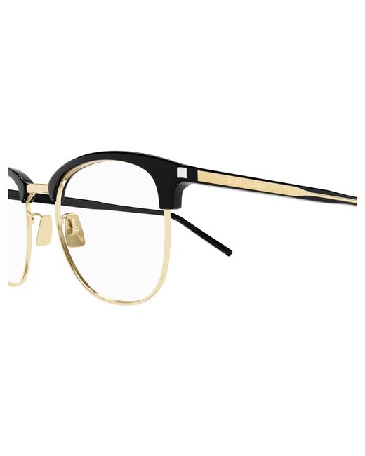 Saint Laurent Black Sl 779 001 Optical Frames Acetate Transparent Round