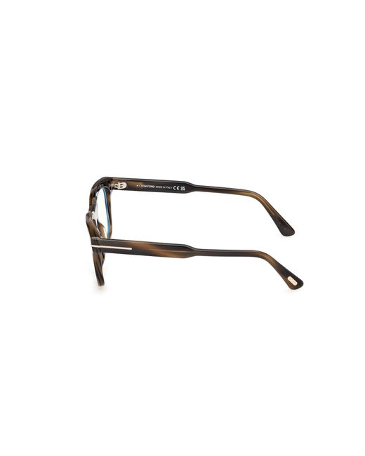 Tom Ford Black Ft6122-B 056 Optical Frames Acetate Squared Normal for men