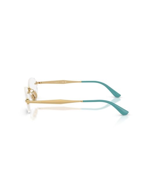 Vogue Eyewear Black Vo4343 280 Optical Frames Metal Round Normal