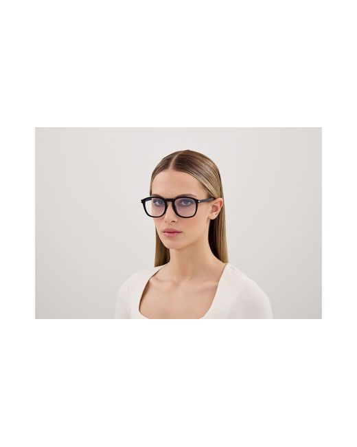 Saint Laurent Black Sl 818 Opt 001 Optical Frames Acetate Transparent Round