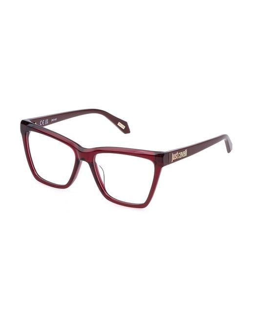 Just Cavalli Black Vjc131 0V64 Optical Frames Acetate Squared