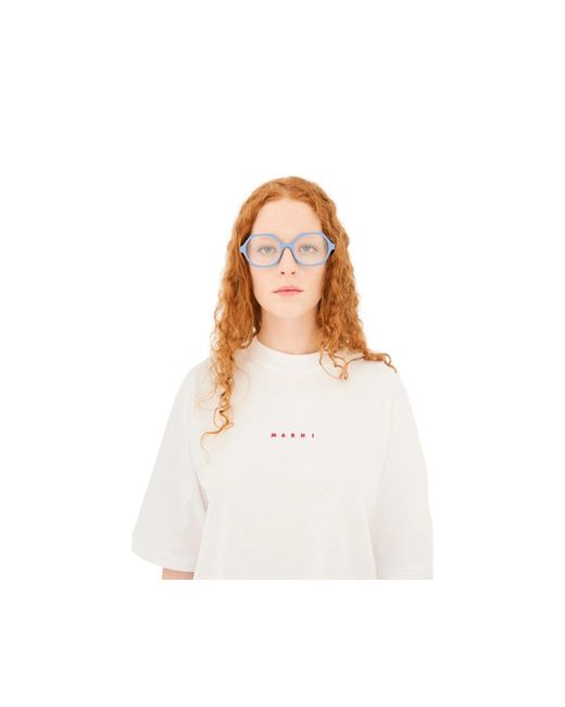 Marni Black D2U Nabaro Optical Frames Acetate Geometric