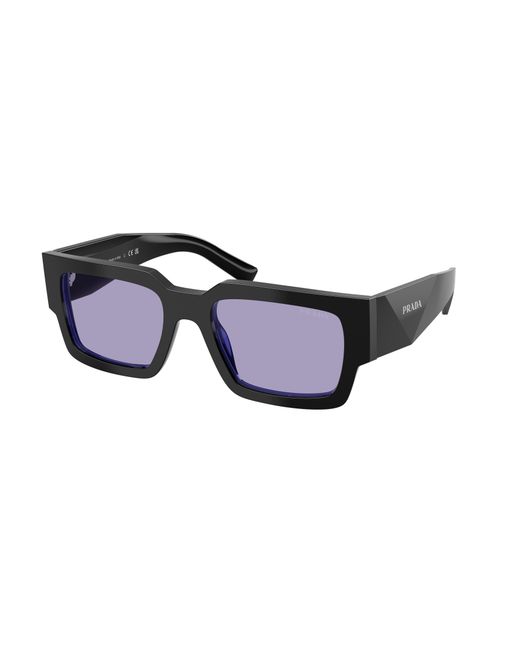 Prada Black Pr B17S 16K01O Sunglasses Acetate Squared Normal for men