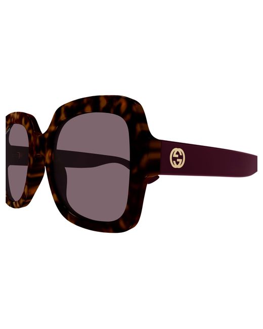 Gucci Black Gg1337S 009 Sunglasses Injected Squared