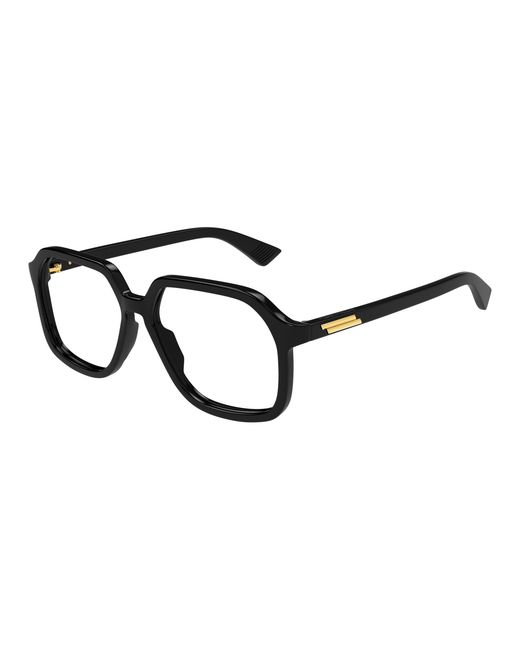 Bottega Veneta Black Bv1329O 002 Optical Frames Acetate Transparent Squared