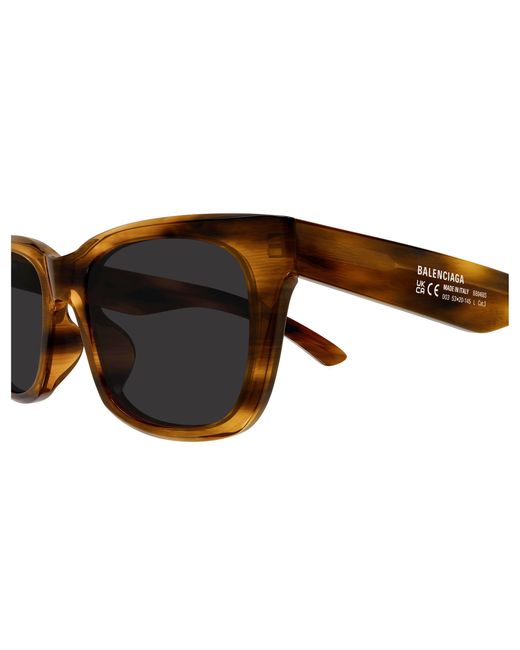 Balenciaga Black Bb0468S 003 Sunglasses Acetate Squared for men
