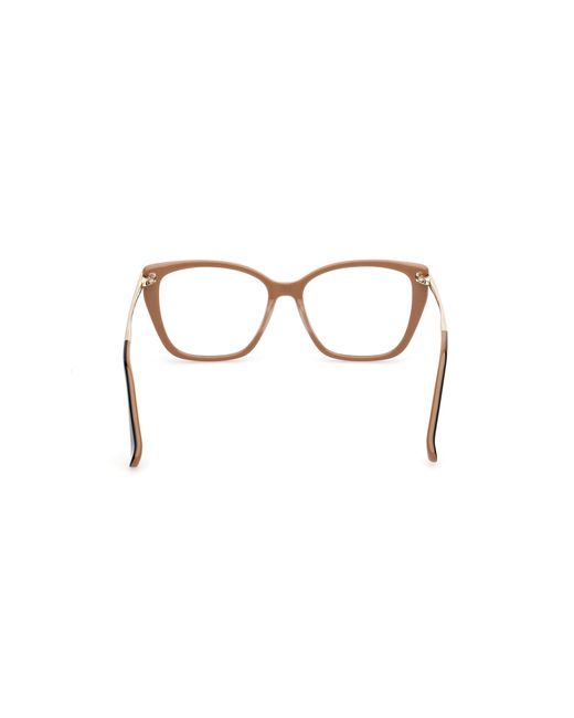 Max Mara Black Mm5007 050 Optical Frames Acetate Squared Normal