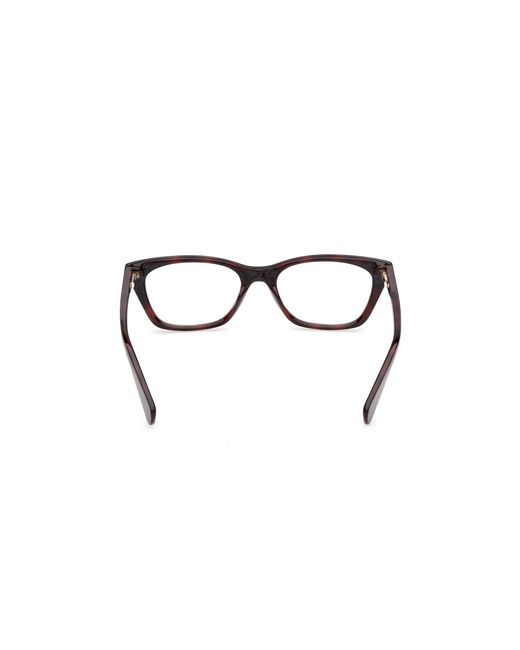 MAX&Co. Black Mo5212 052 Optical Frames Injected Squared Normal