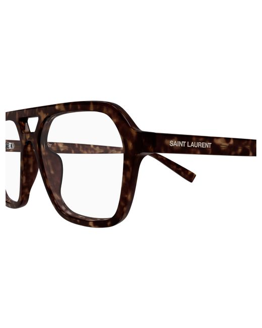 Saint Laurent Black Sl 905 Opt 002 Optical Frames Acetate Transparent Squared