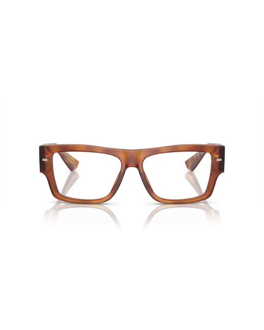 Dolce & Gabbana Black Dg3379 705 Optical Frames Acetate Transparent Squared Normal for men
