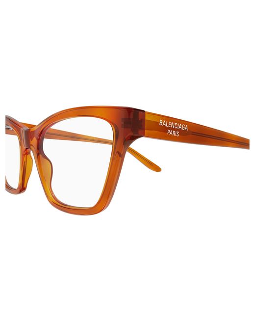 Balenciaga Black Bb0440O 003 Optical Frames Acetate Transparent Cat Eye