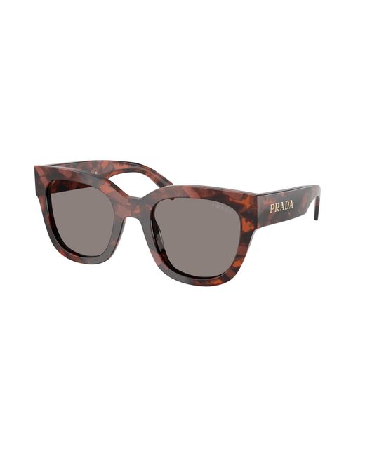Prada Black Pr C04S 23F80Q Sunglasses Acetate Squared Normal
