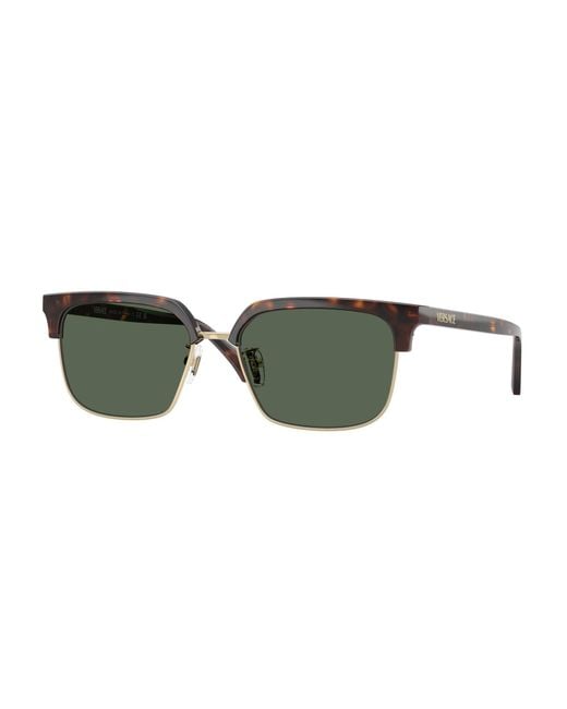 Versace Green Ve4494D 108/71 Sunglasses Injected Squared Normal for men