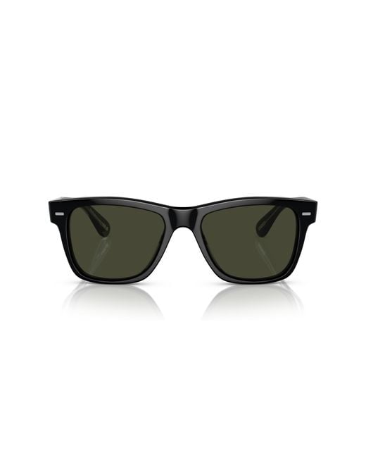 Oliver Peoples Black Ov5393Su Oliver Sun 1492P1 Sunglasses Acetate G15 Squared Polarized for men